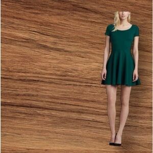 gb x Amanda Uprichard Pleated Blue Mini Dress